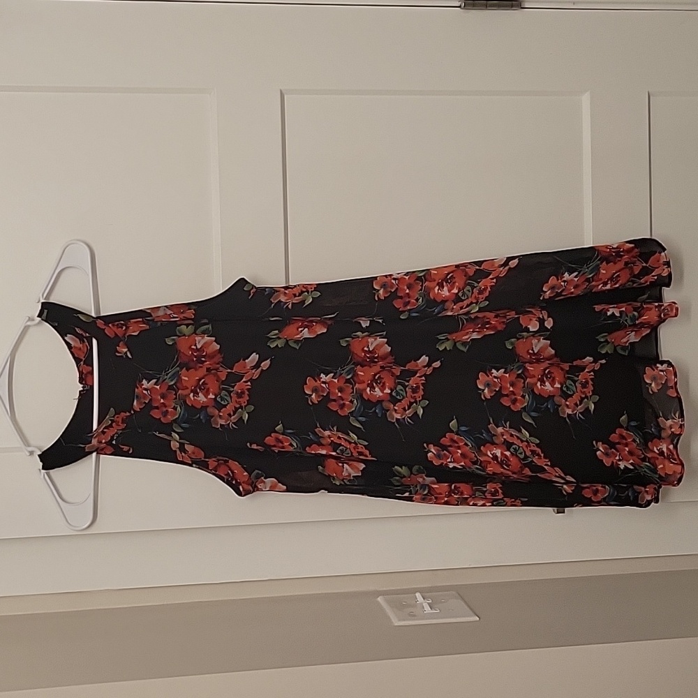 Betsey Johnson Floral Halter Dress